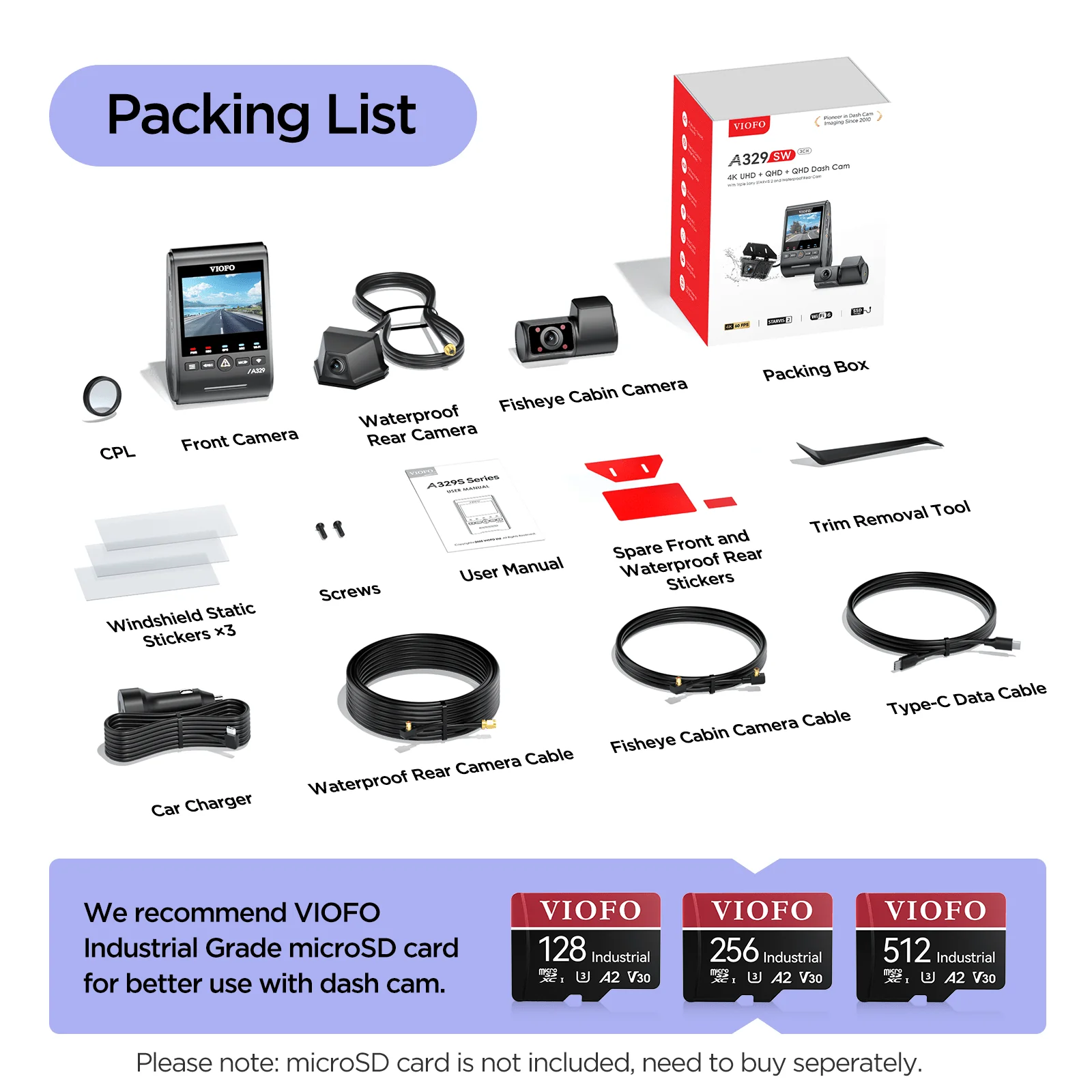 VIOFO A329SW 3CH - Image 5